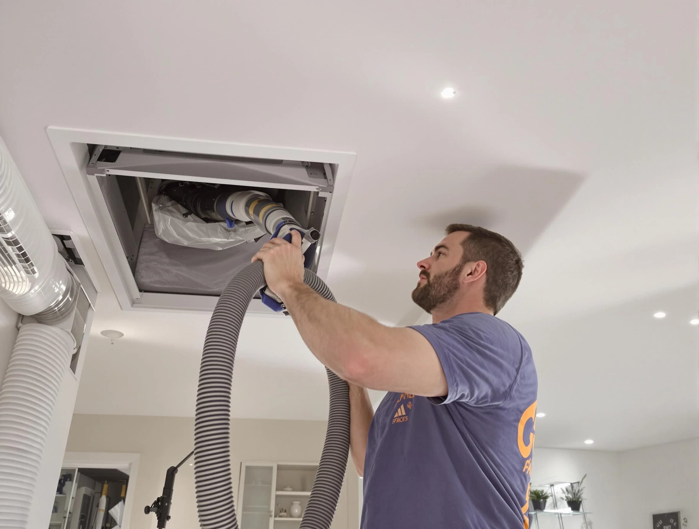 Precision indoor duct cleaning by King George Air Duct Cleaning in King George