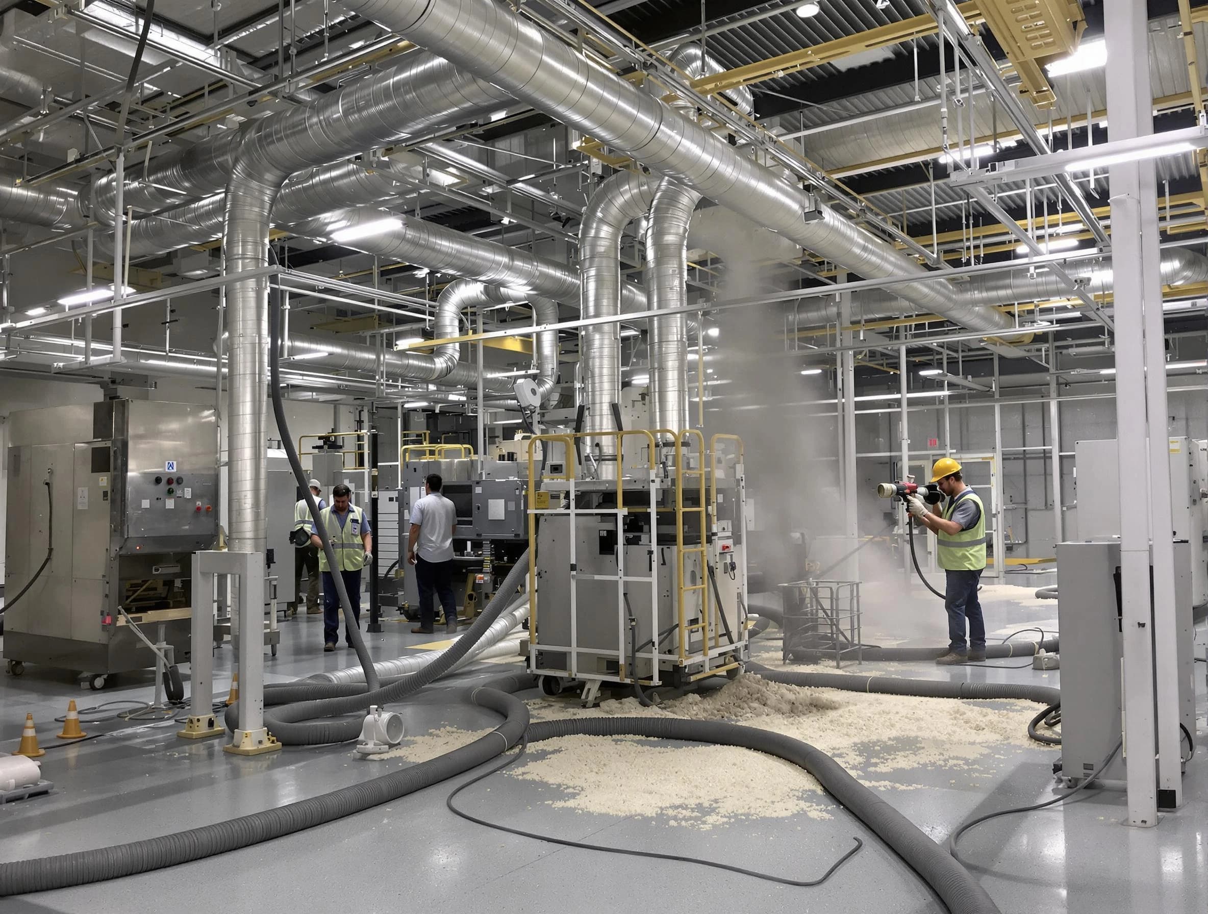 Heavy-duty industrial duct cleaning by King George Air Duct Cleaning in King George