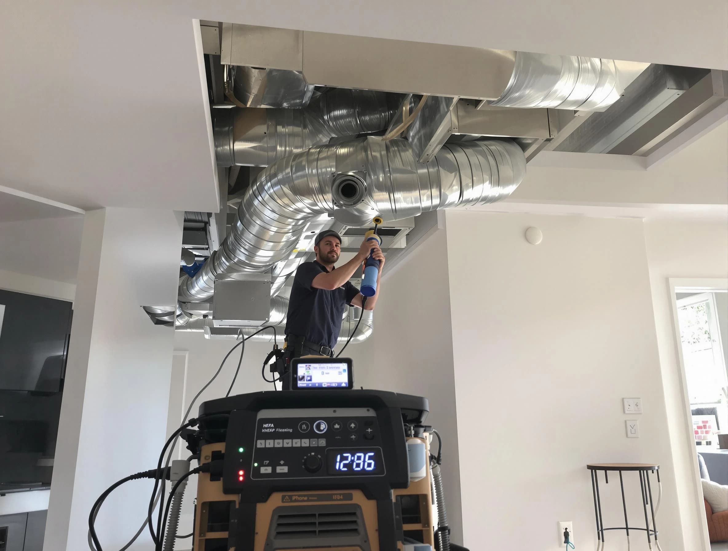 Advanced pure air duct cleaning by King George Air Duct Cleaning in King George