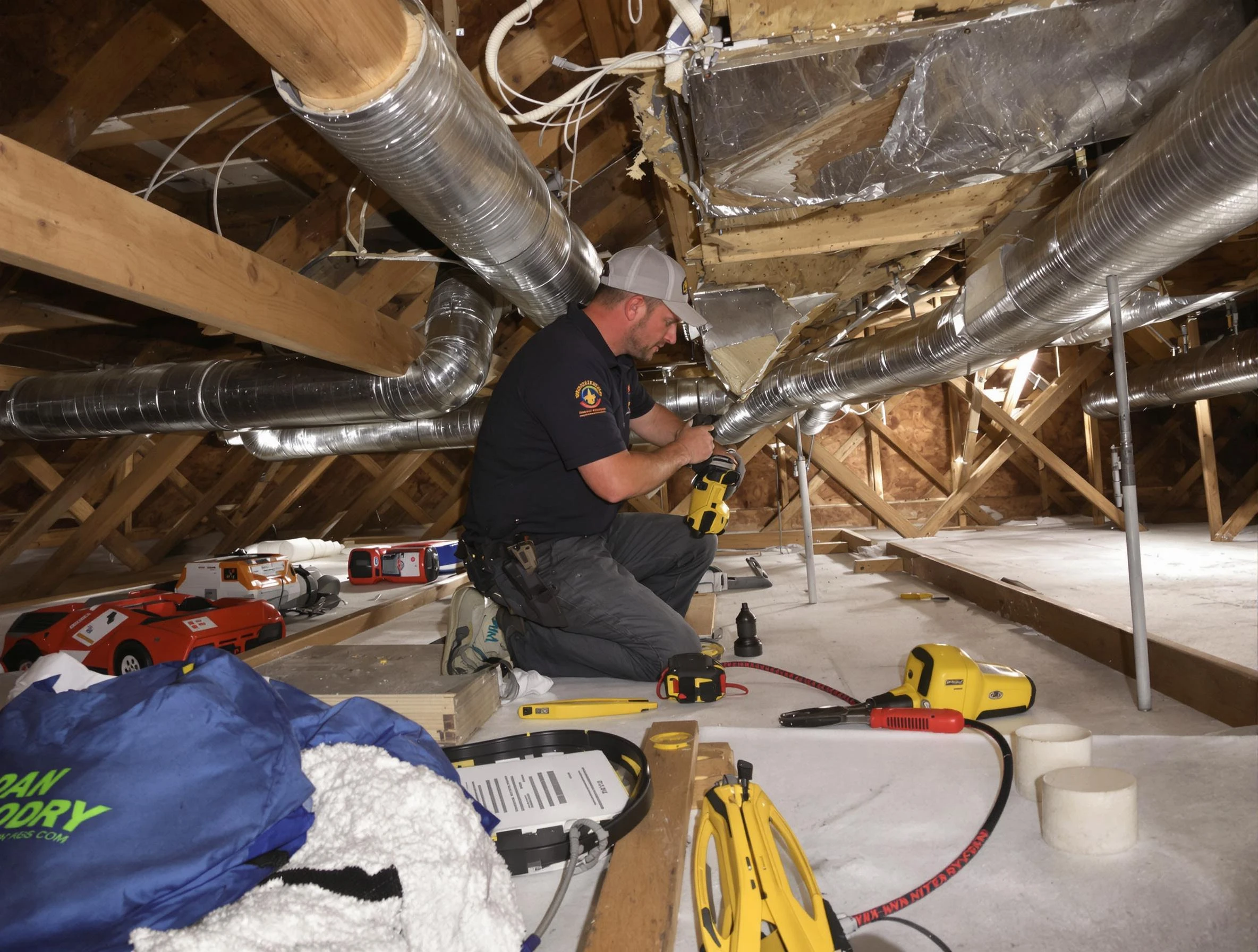 Professional air duct repair by King George Air Duct Cleaning in King George