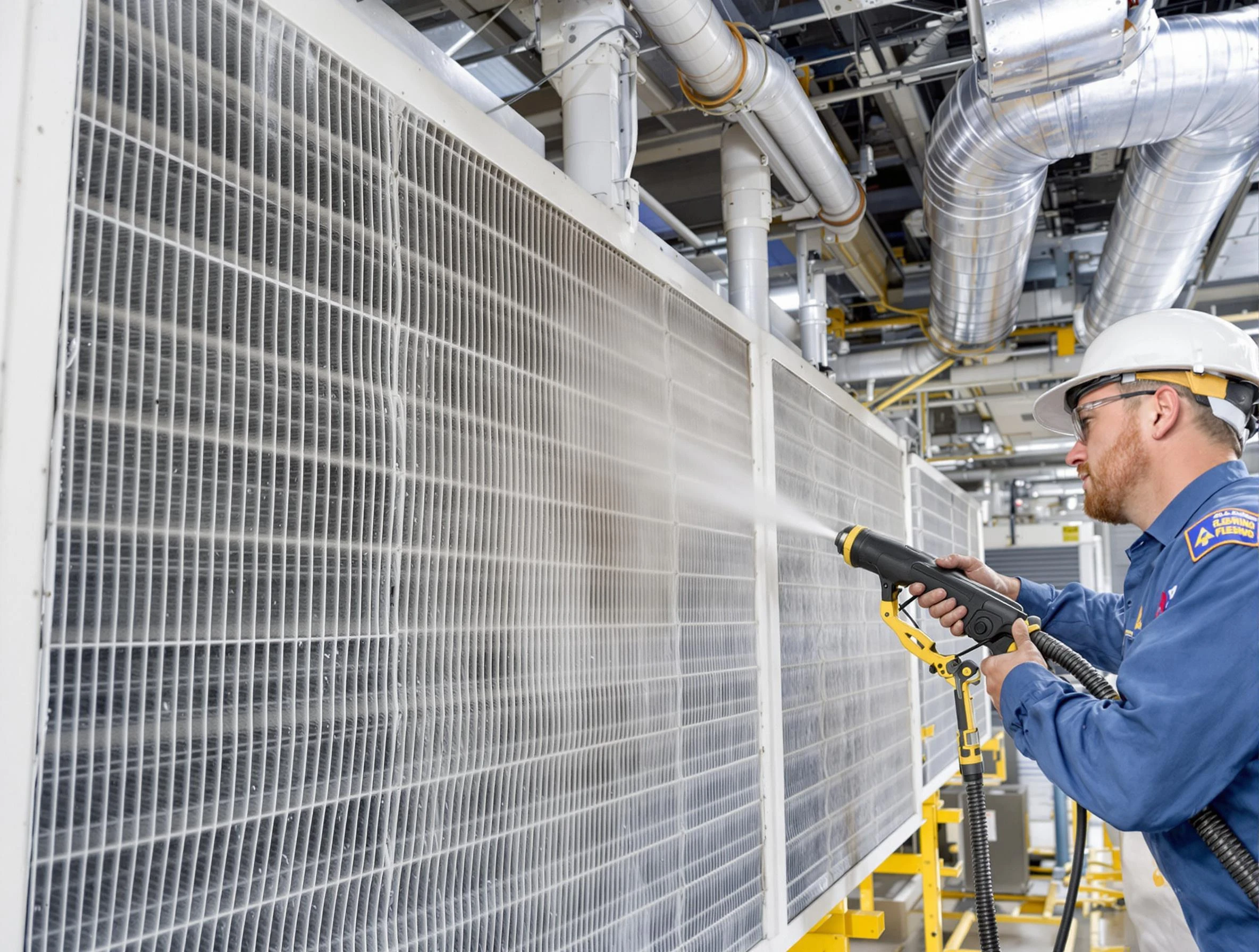 Professional commercial coil cleaning by King George Air Duct Cleaning in King George