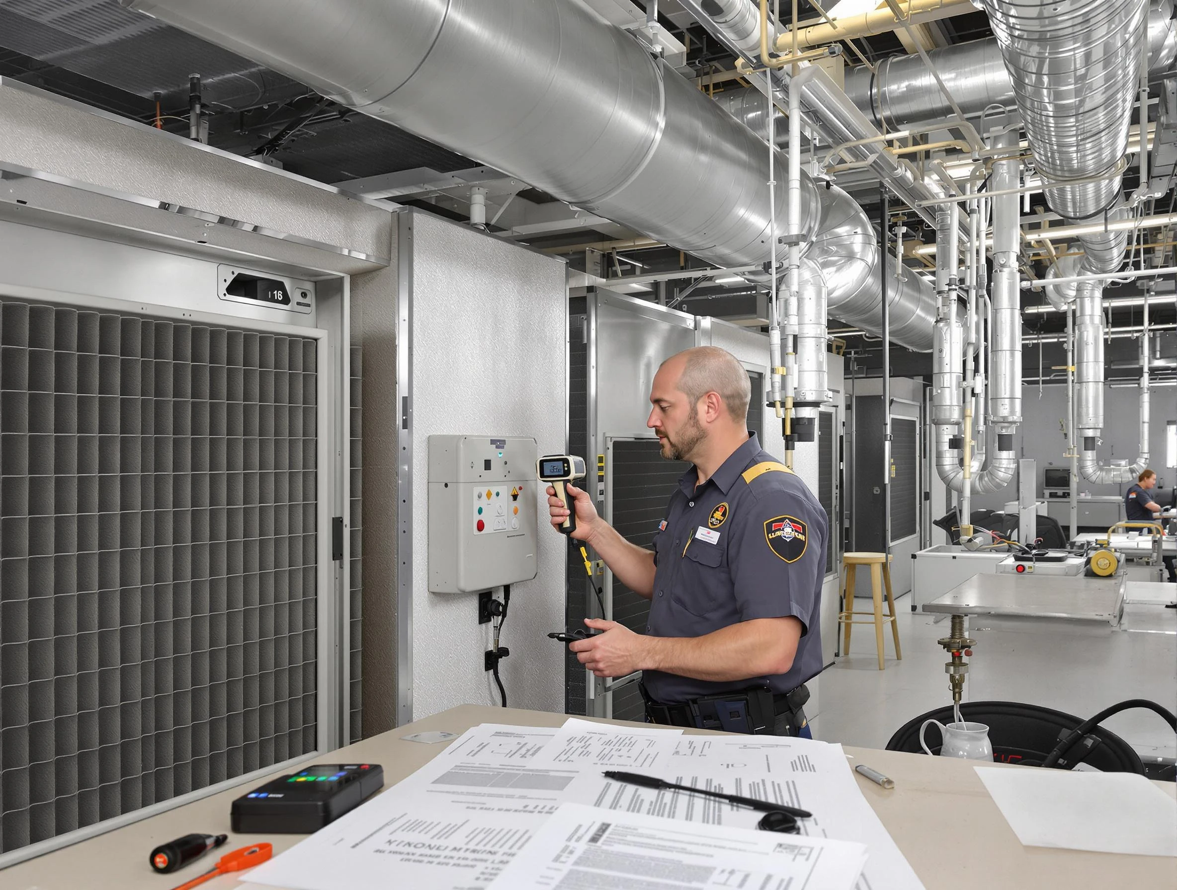 Professional filter system inspection by King George Air Duct Cleaning in King George