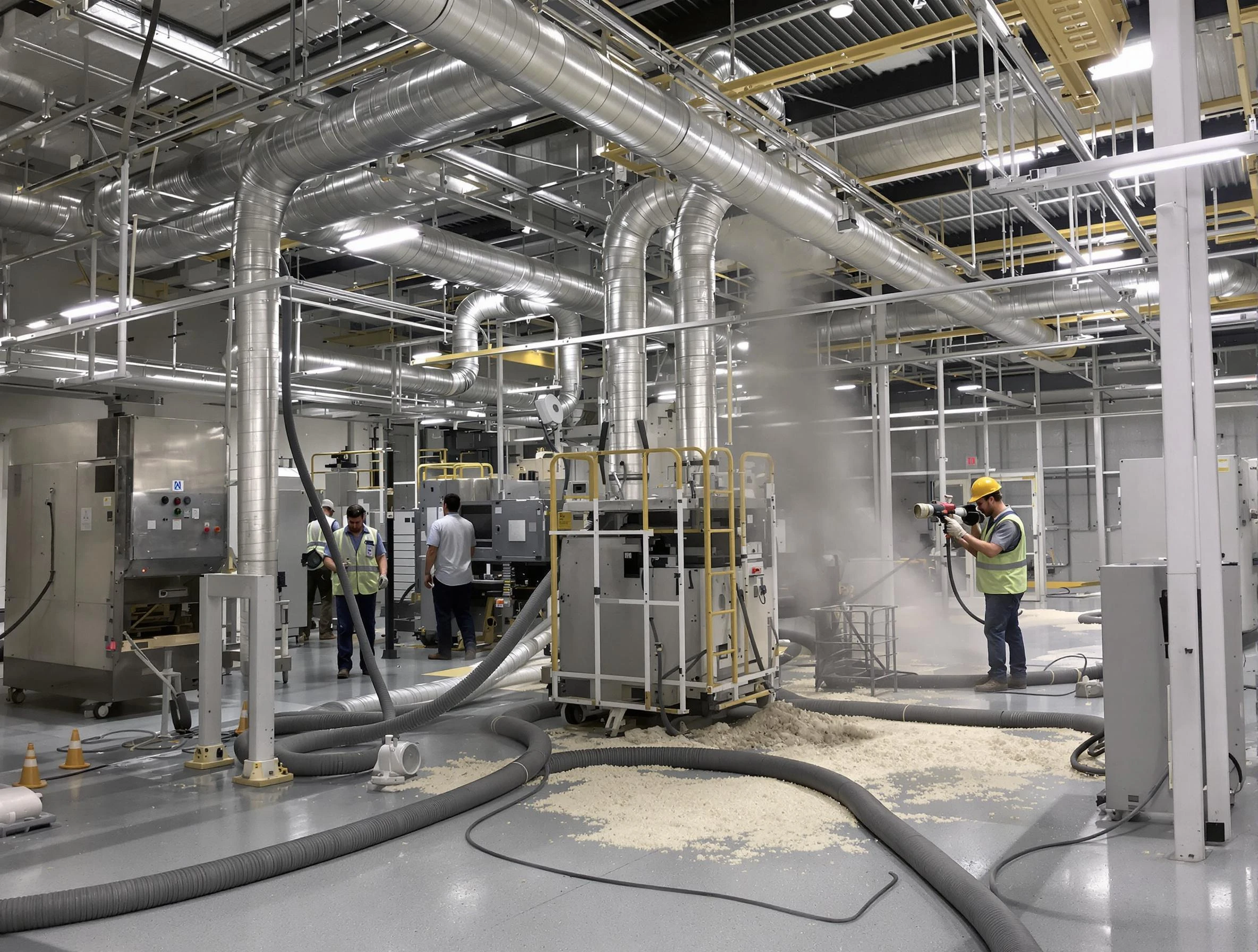 Heavy-duty industrial duct cleaning by King George Air Duct Cleaning in King George